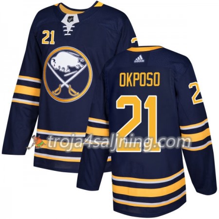 Buffalo Sabres tröja Kyle Okposo 21 Adidas 2017-2018 Marinblå Authentic - NHL Tröjor Herr